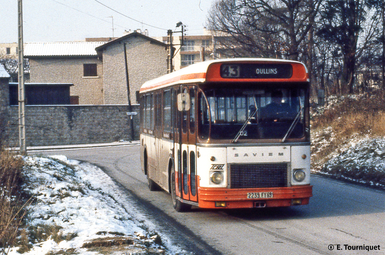 Le SC10U LS n° 2417 chemin de Pennachy en janvier 1985