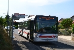 Le 7683 de TRANSDEV RAI est vu sur la ligne 97 à l'arrêt Montanay Le Villard. Juillet 2015.