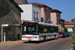 Le 7683 de TRANSDEV RAI est vu sur la ligne 97 à l'arrêt La Poype. Juillet 2015.