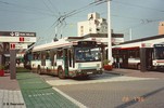 L'ER100H rénové n° 1804 dans la gare routière de Bonnevay en juillet 1996

