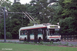 L'ER100R n° 1901 transformé en ER112 n° 2816 sur le site propre de la Cité Internationale en février 1996