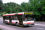 Le Citybus neuf n° 2505 à l'arrêt Le Plat en juillet 1995