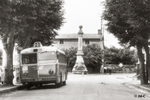 Le MGT B9 n° 1605 au terminus de Chasselay route de Neuville dans les années 50