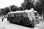 Le MGT B9 n° 1609 au terminus de Bellecour Ouest en octobre 1958