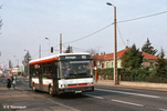 Le R312 n° 3349 à l'arrêt Chardonnet en février 1992