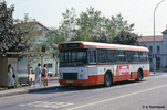 Le SC10U LS n° 2411 au terminus de Vernaison en septembre 1985