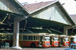 Zoom sur les SC10U n° 2131, 2126 et 1181 garés au dépôt d'Alsace en août 1974