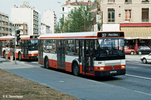 Le SC10R n° 1449 aux Charpennes en mai 1987, suivi du la 1639 du 47 en habillage