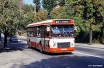 Le SC10U LS n° 3419 rue Pasteur, après l'arrêt Montessuy-Fleming, en septembre 1985