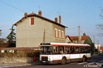 Le SC10UO repeint n° 1340 rue de la Pagère (au carrefour avec la rue de la Marne) en novembre 1996