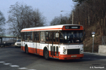 La SC10U LS n° 2495 juste avant la gare de Feyzin en mars 1984