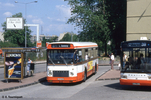 Le SC10UM n° 3523 à l'arrêt Bron Parilly UC5 en juillet 1986
