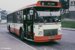 Le SC10UO n° 1378 au terminus du Roule en octobre 1982