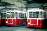 Les SC10U n° 1120 et 1121 au dépôt de La Soie en février 1981