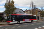 L'Urbanway 12 GNV 2p n° 63 à la gare de Villefranche le 17/11/2025