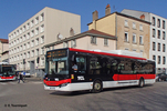 L'Urbanway 12 GNV 2p n° 66 au carrefour Gambetta-Paul Bert le 04/03/2026