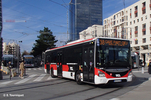 L'Urbanway 12 n° 3616 dans la boucle de la Part-Dieu le 02/03/2026