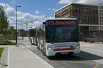 L'Urbanway 18 n° 1002 au nouveau terminus de Rillieux Ostérode le 20/05/2026