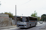 Le PR14 SL n° 4204 de TVRA, en livrée CG du Rhône, zu droit de l'ancien terminus Clos Rival de la ligne 10 en septembre 1996
