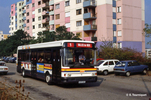 Le R312 n° 42 dans la cité des Vernes (Duclos) en septembre 1989