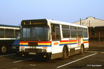 Le CBM TDU 850 n° 35 en réserve (sans girouettes) au dépôt en février 1989