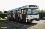 Le PR100MI n° 81 en livrée j'bus au dépôt en mai 1998