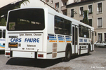 Le PR100 MI affecté à la ligne 65T au dépôt de Monplaisir en 1989